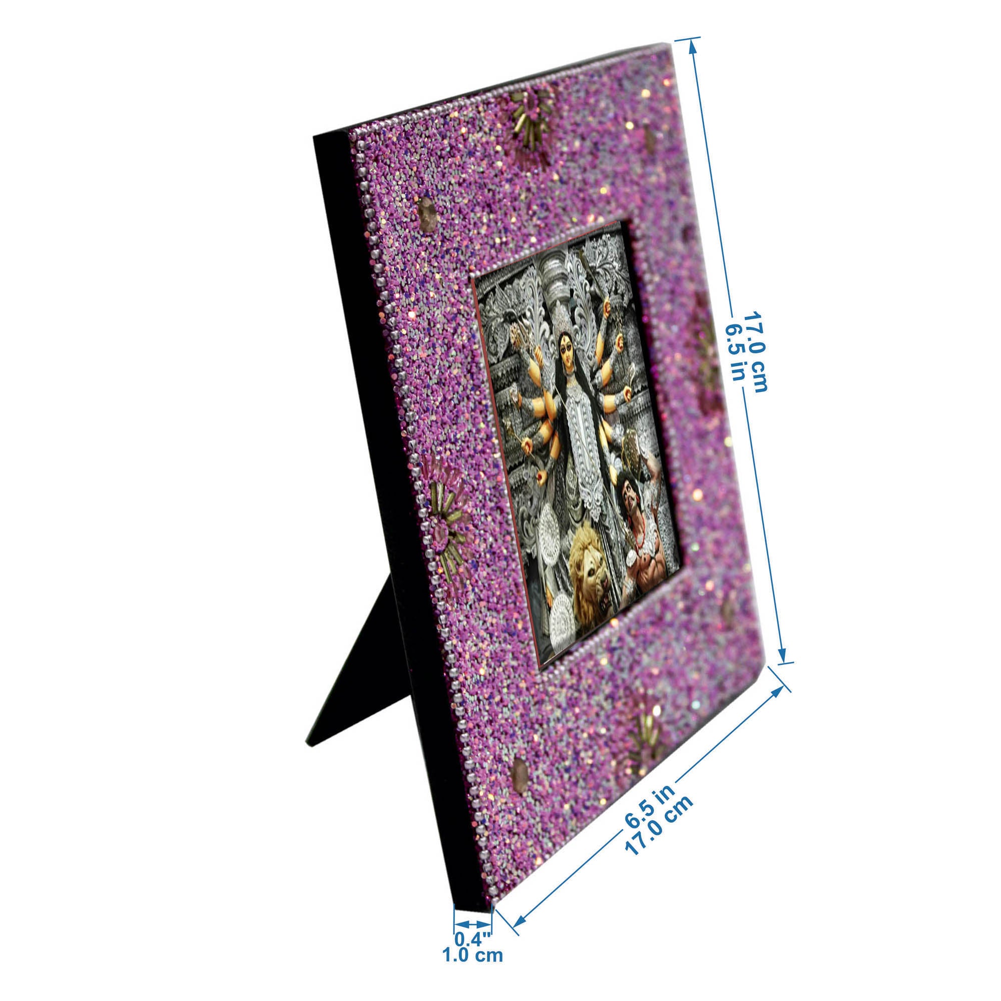 Mahishasur Mardini Durga Mata Photo Frame for Blessings
